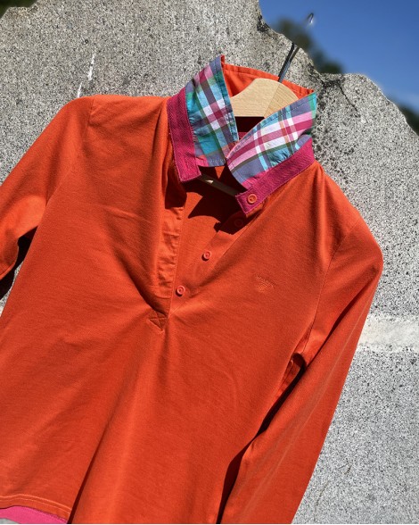Polo triko dámské Gant oranžové